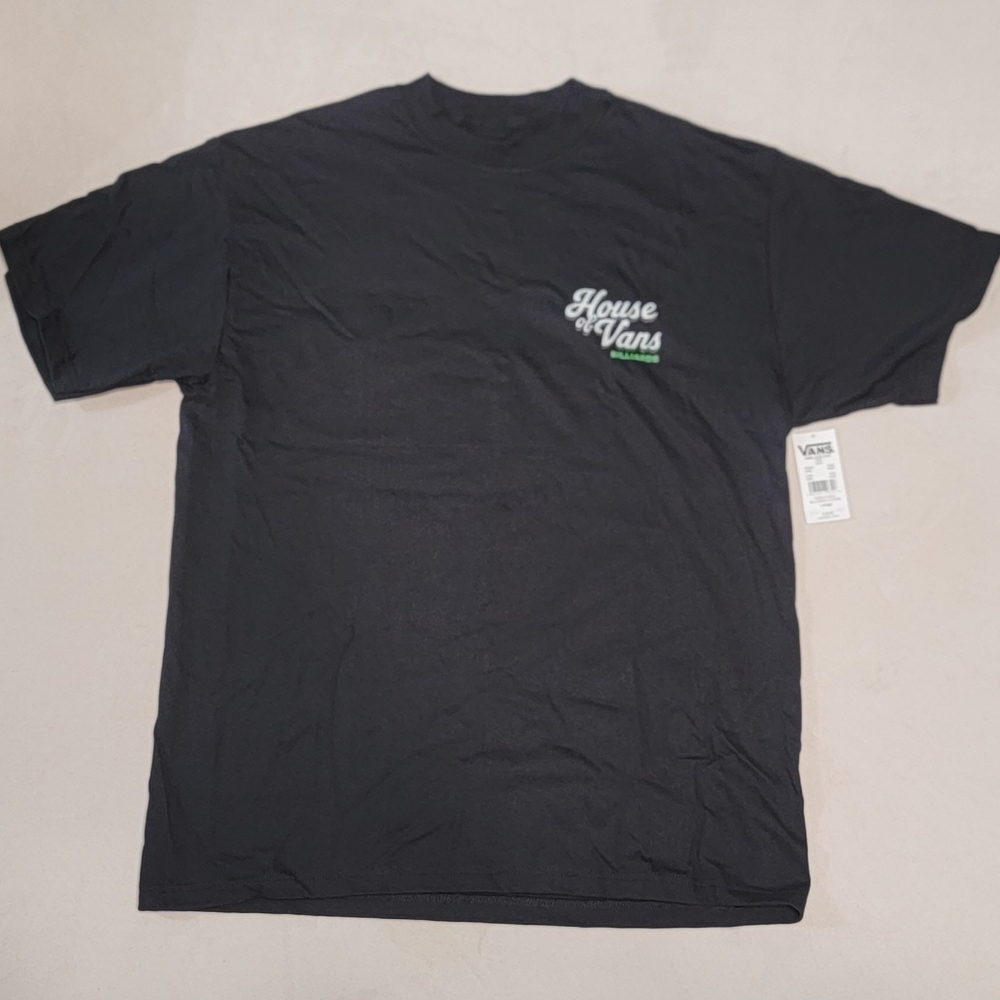 Vans Billiards Lounge T-shirt Size Large Racoon House Of Vans Shirt - Picture 3 of 6